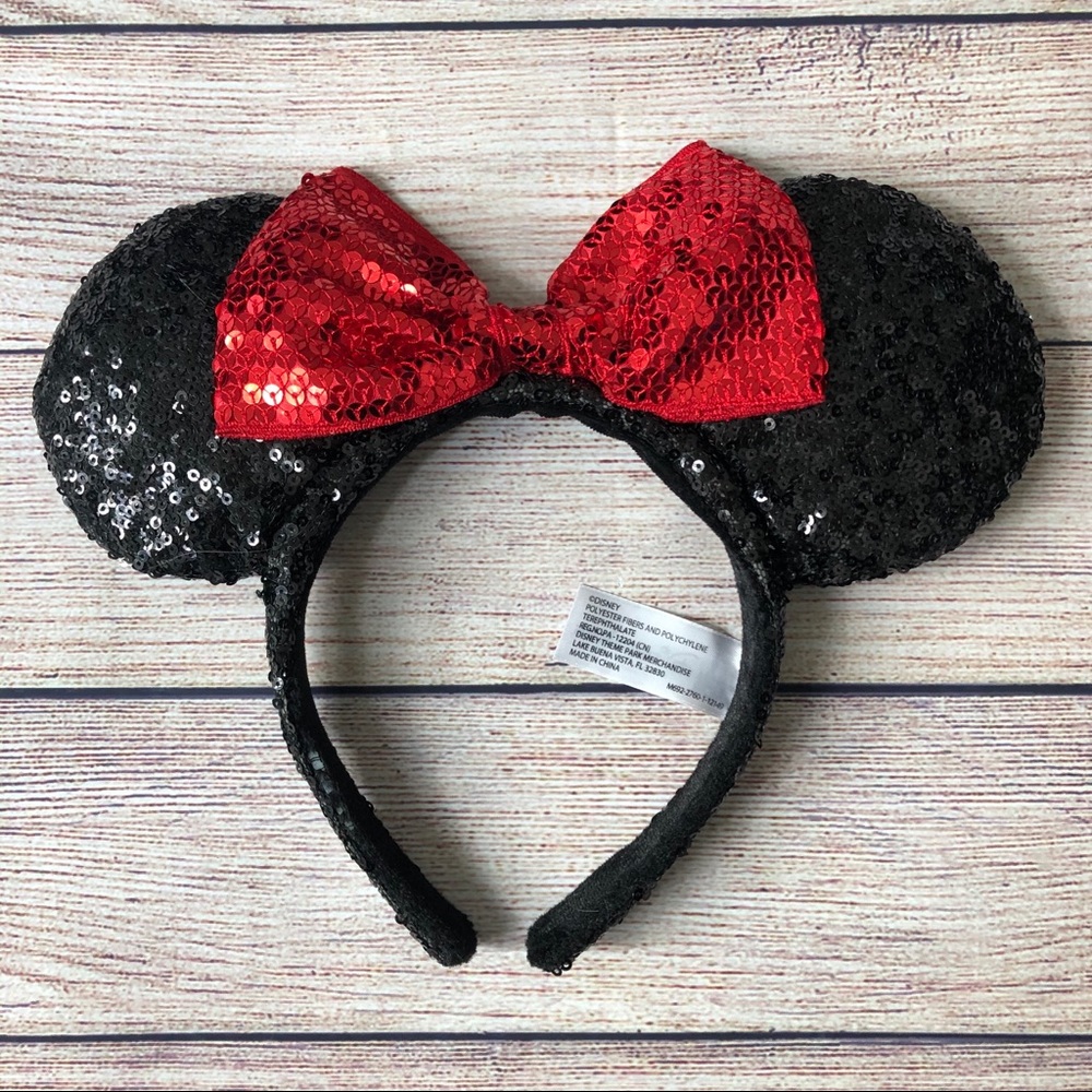 DISNEY Sequined Minnie Mouse Ears